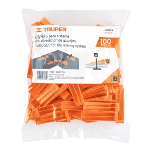 SN-CU16-Bolsa con 100 cuñas para nivelación de azulejos, TRUPER