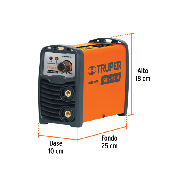 SOIN-101M-Mini soldadora inversora 100A, 127V, TRUPER