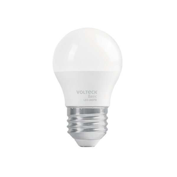 Lámpara LED G45 3 W (equiv. 25 W), luz de día, caja, Basic
