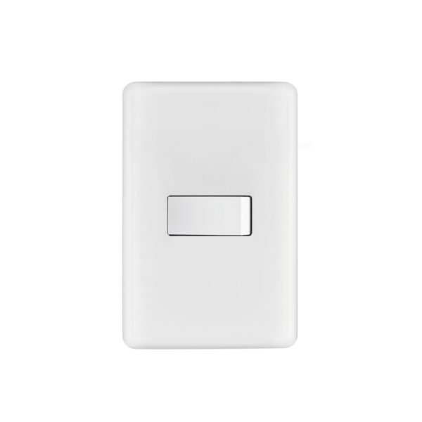Placa armada con 1 interruptor de 3 vías, Volteck Basic